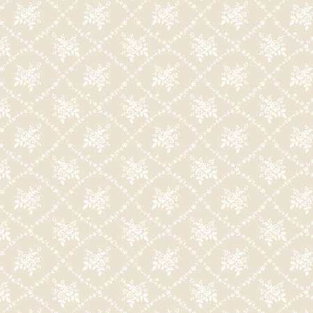 Classic Keepsakes Rose Trellis Ecru