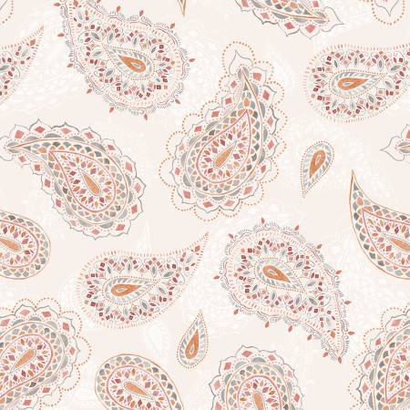 Paisley Place Cream Paisley