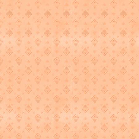 Paisley Place Orange Geometric