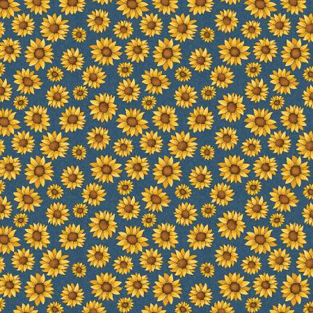 Sunflower Days Blue Marine