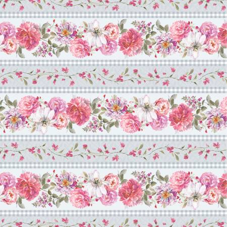 Blush Garden Repeating Stripe