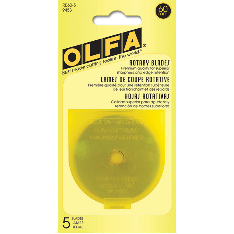 60MM Blades Olfa 5ct RTY-3/G