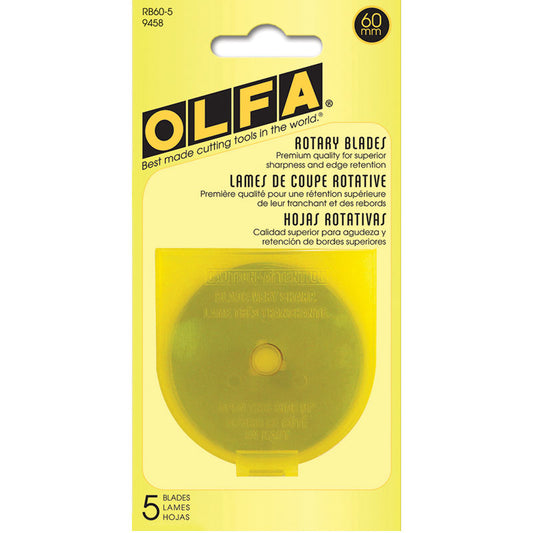 60MM Blades Olfa 5ct RTY-3/G