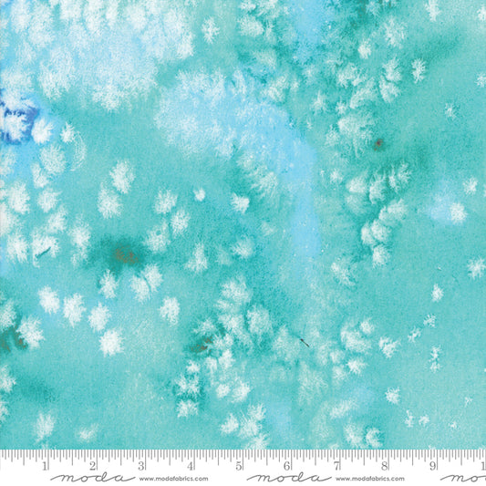 Brightly Blooming Aqua Tonal