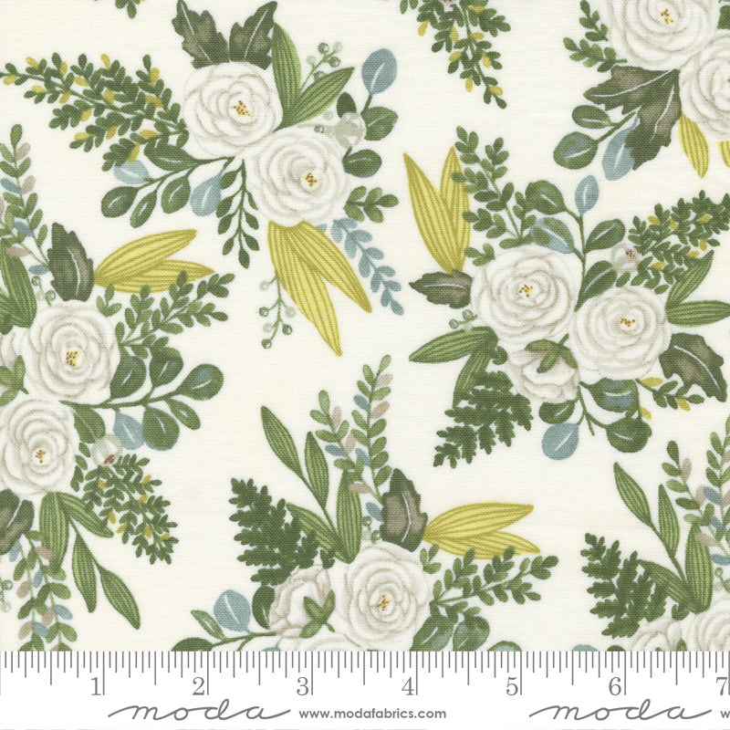 Happiness Blooms White Washed Lg Floral