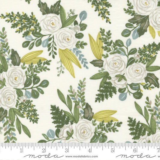 Happiness Blooms White Washed Lg Floral