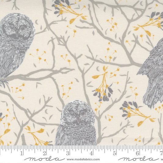 Through The Woods Ivory Owls