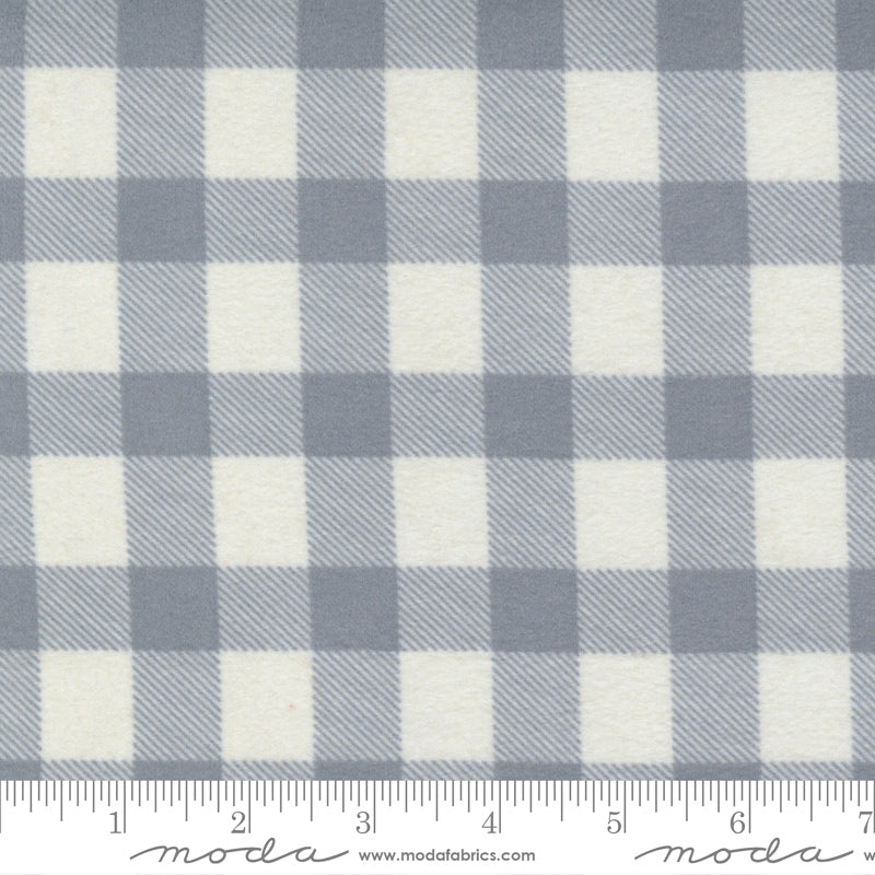 Yuletide Gatherings Smoke Lg Check (Flannel)