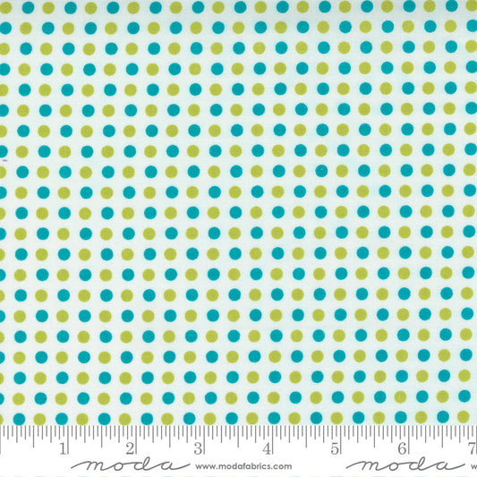 Petal Power Truly Turquoise Dots