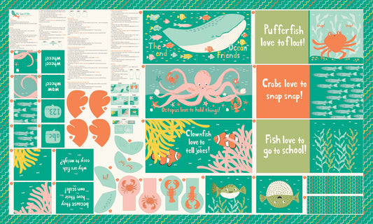 The Sea And Me Multi Book Panel EACH