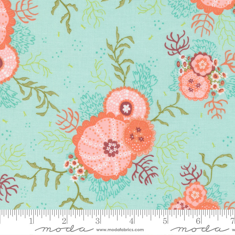 The Sea And Me Seafoam Lg Floral