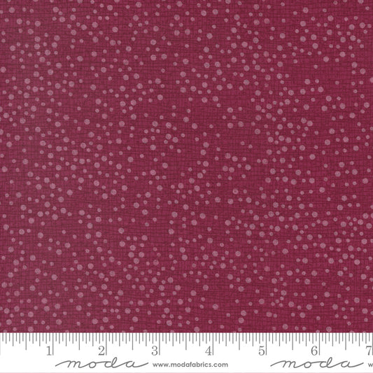 Tulip Tango Cranberry Thatched w Dots
