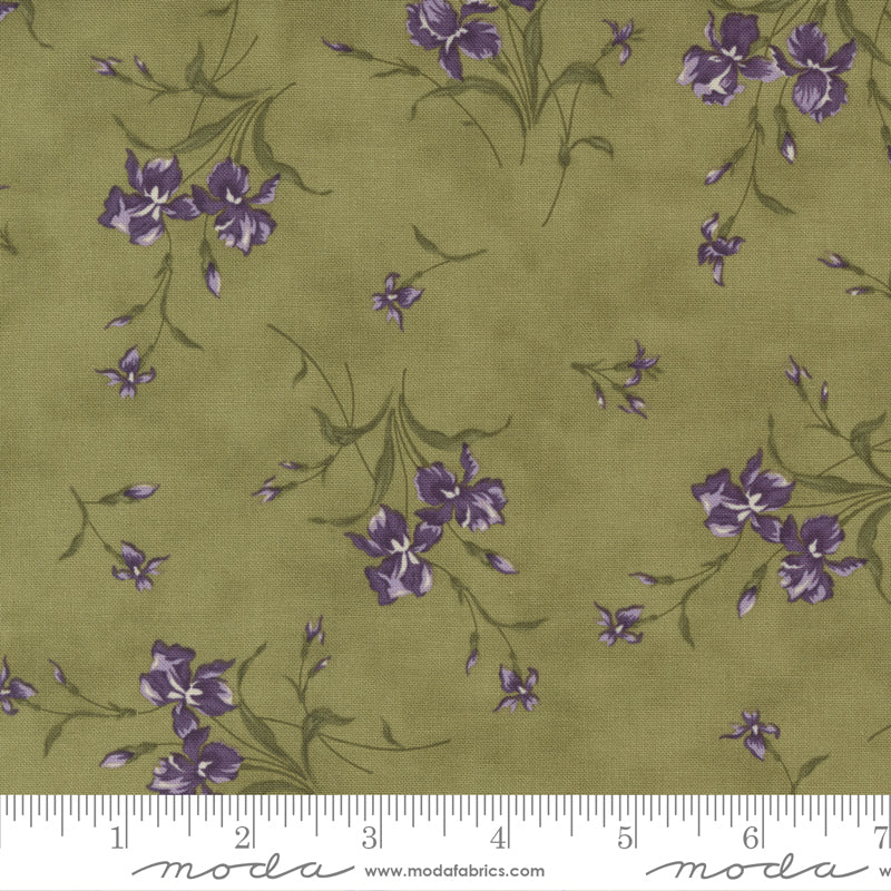 Iris and Ivy Olive Med Flower