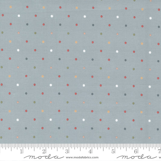 Country Rose Smokey Blue Dot
