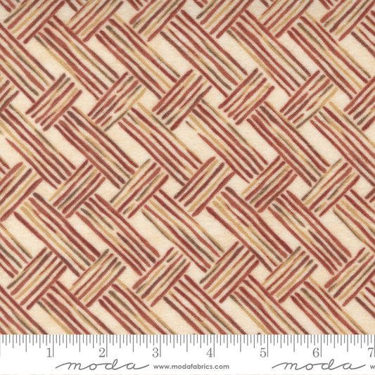 Fall Melody Flannel Cream Lines
