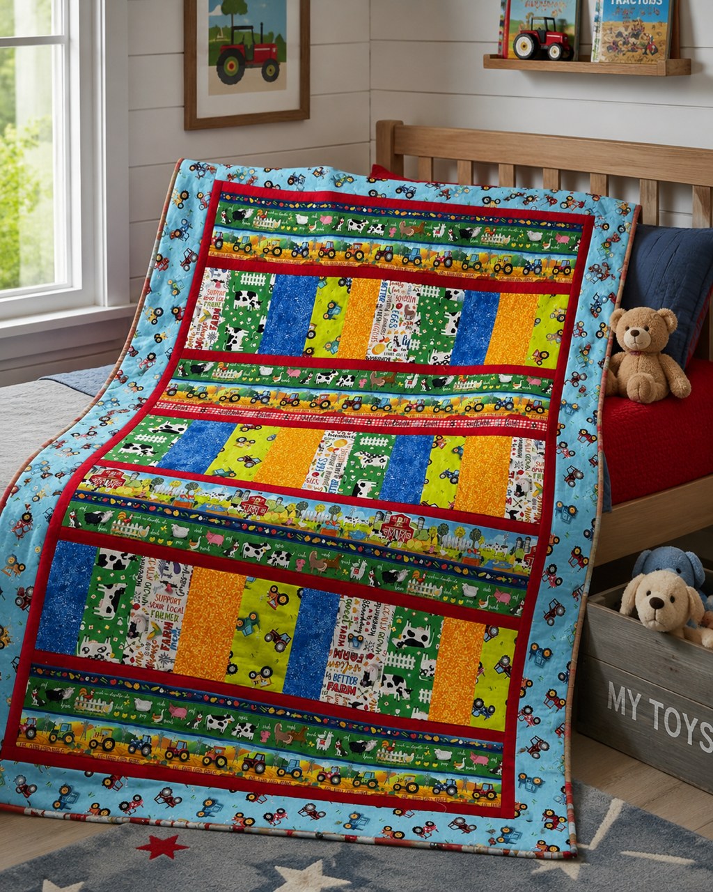 Cinnamon Sticks Kit 46" x 63" Barnyard
