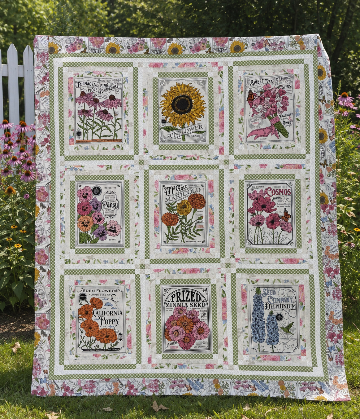 Sewing the Seeds of Love Kit 60" x 70.5"