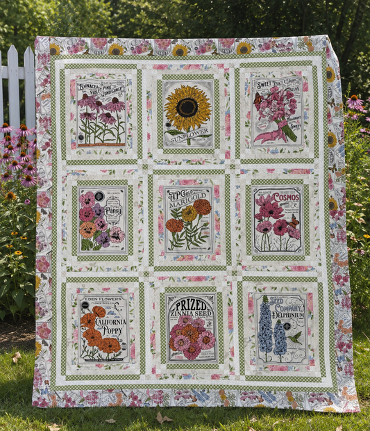 Sewing the Seeds of Love Kit 60" x 70.5"