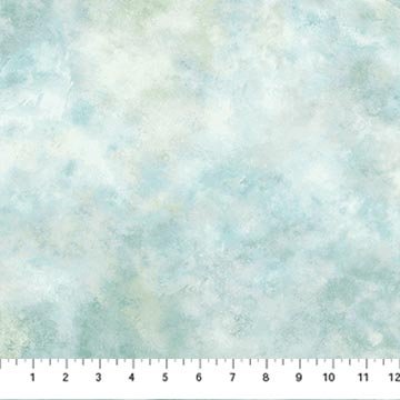 Autumn Splendor Lt Teal Tonal