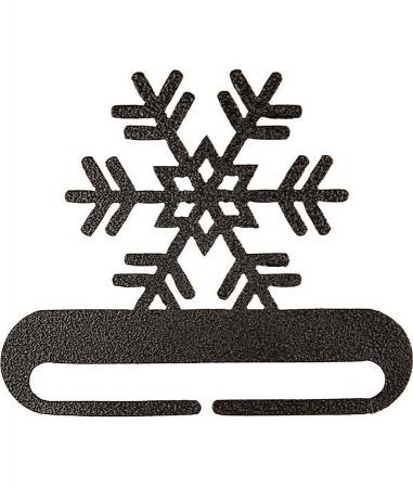 12in Snowflake Split Bottom Charcoal