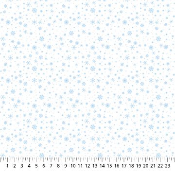 Winter Sports White Snowflakes