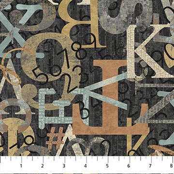 Large Type Charcoal Multi