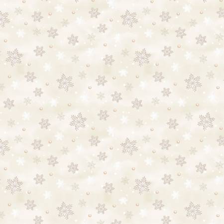Woodland Snowman Cream Snowflakes