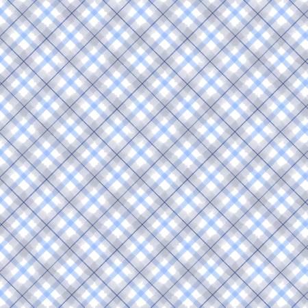 Let it Snow-man! Plaid White/Multi
