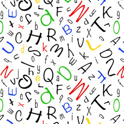 Alphabet Soup ALPHABET TOSS WHITE