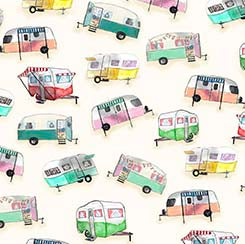 HAPPY CAMPERS - CAMPERS on white