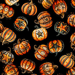 JEEPERS CREEPERS - BLACK DECORATIVE PUMPKIN TOSS