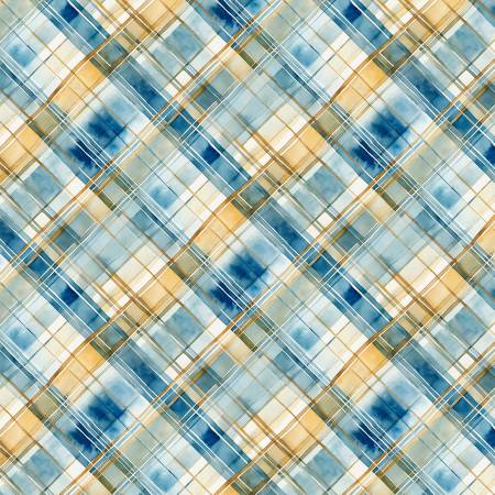 Sunkissed Blue Plaid