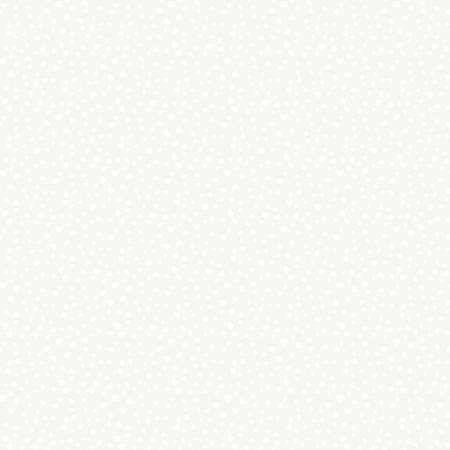 White on White Petite Dots
