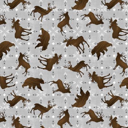 Timberland Trails Gray Animal Toss