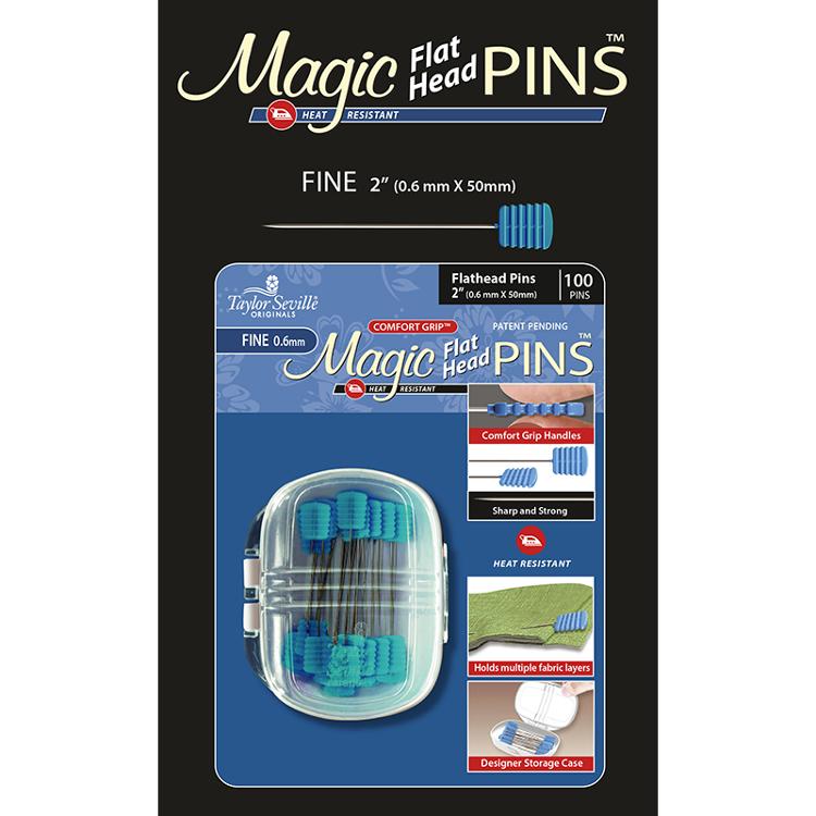 Magic Pins Flat Head Fine 100ct 219935 Taylor Seville#1