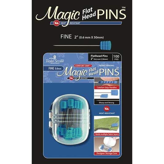 Magic Pins Flat Head Fine 100ct 219935 Taylor Seville#1