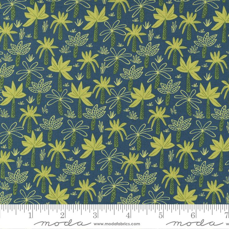 Stomp Stomp Roar Teal Trees 20823 16 Moda #1