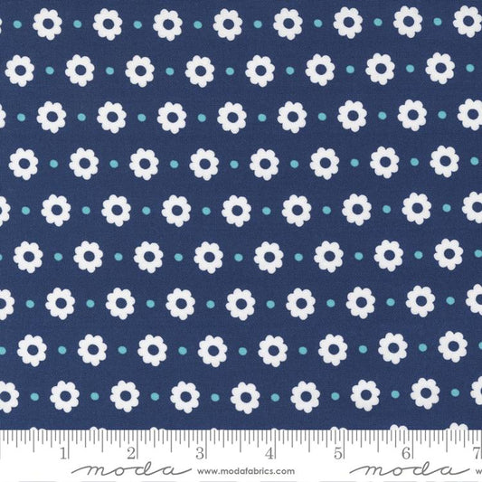 Simply Delightful Nautical Blue Flower 37640 29 Moda #1