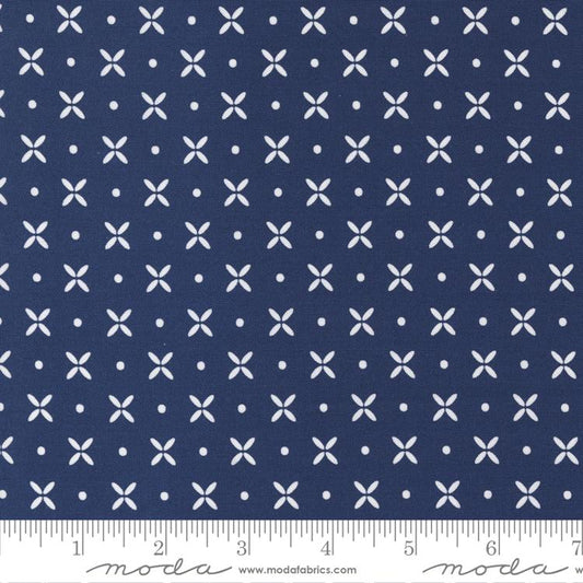 Simply Delightful Nautical Blue X 37641 29 Moda #1