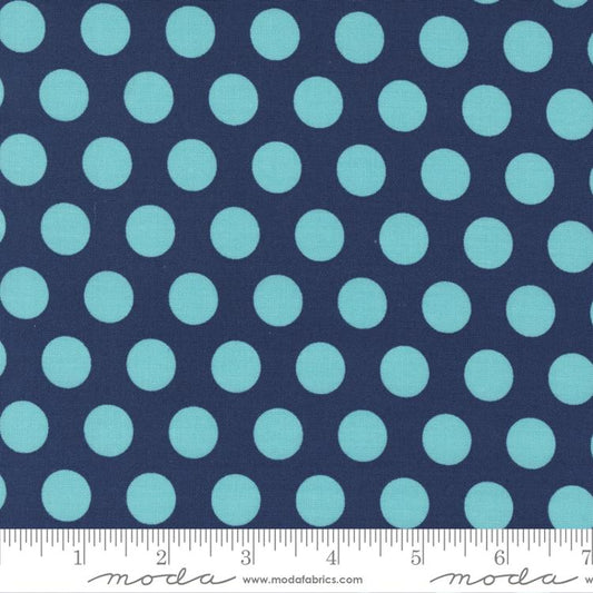 Simply Delightful Nautical Blue Dot 37642 29 Moda #1
