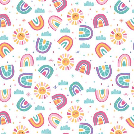 Sunshine and Rainbows Flannel