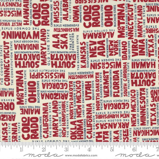 Stateside States Apple Red 55610 34 Moda #1