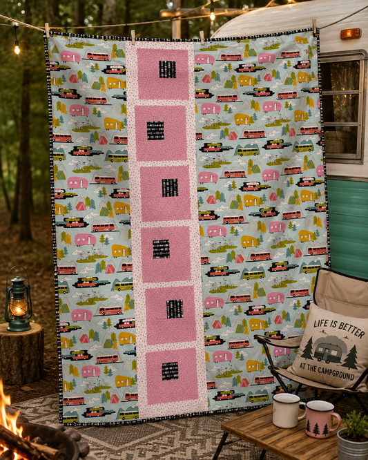 Sundance Quilt Kit Campers 54" x 69"