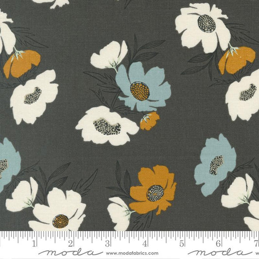 Woodland Wildflowers Soot 45582 15 Moda #1