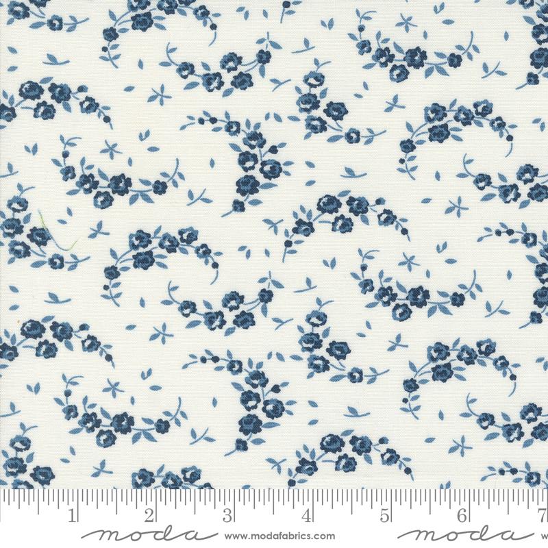 Shoreline Cream Navy 55308 24 Moda #1