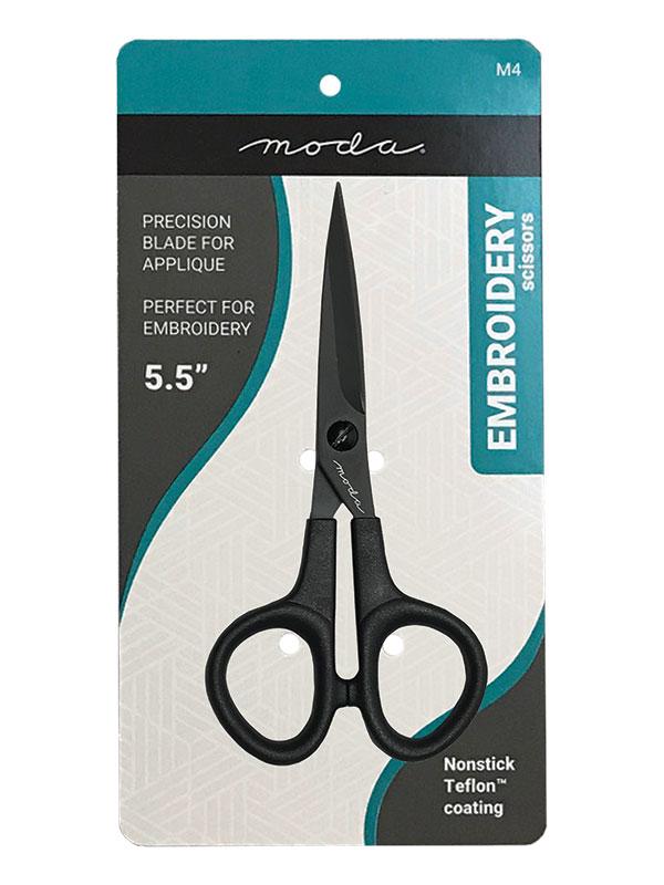 Teflon Embroidery Scissor 5.5" M4 Moda #1