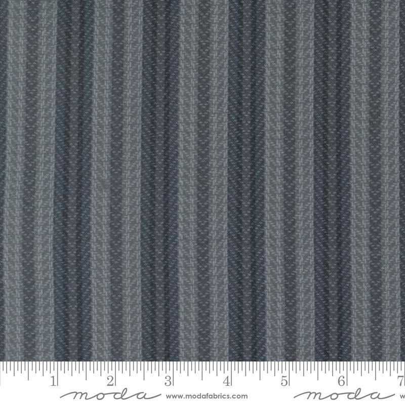 Farmhouse Flan III Graphite 49275 15F Stripe