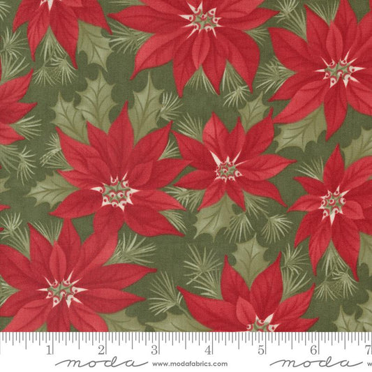 A Christmas Carol Poinsettia Holly 44350 15 Moda #1