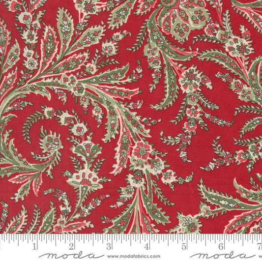A Christmas Carol Paisley Crimson 44353 13 Moda #1