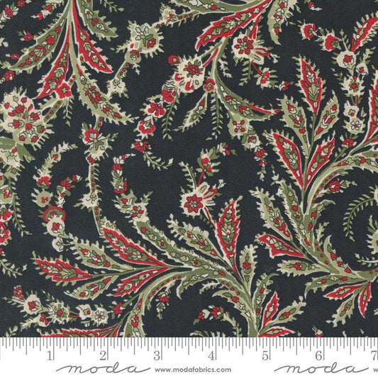 A Christmas Carol Paisley Ebony 44353 16 Moda #1